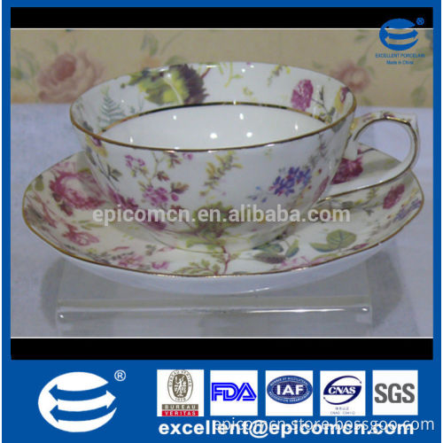 fine porcelain 200cc cup and saucer promotion sale